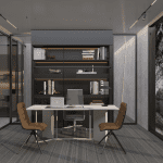 تصميم معماري داخلي إداري | مكتب فكرة التصميم للاستشارات الهندسية