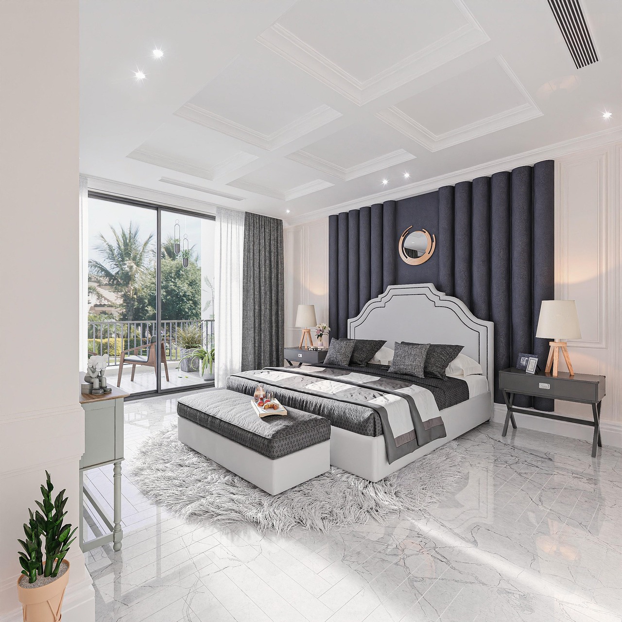 تصميم وديكور غرف النوم