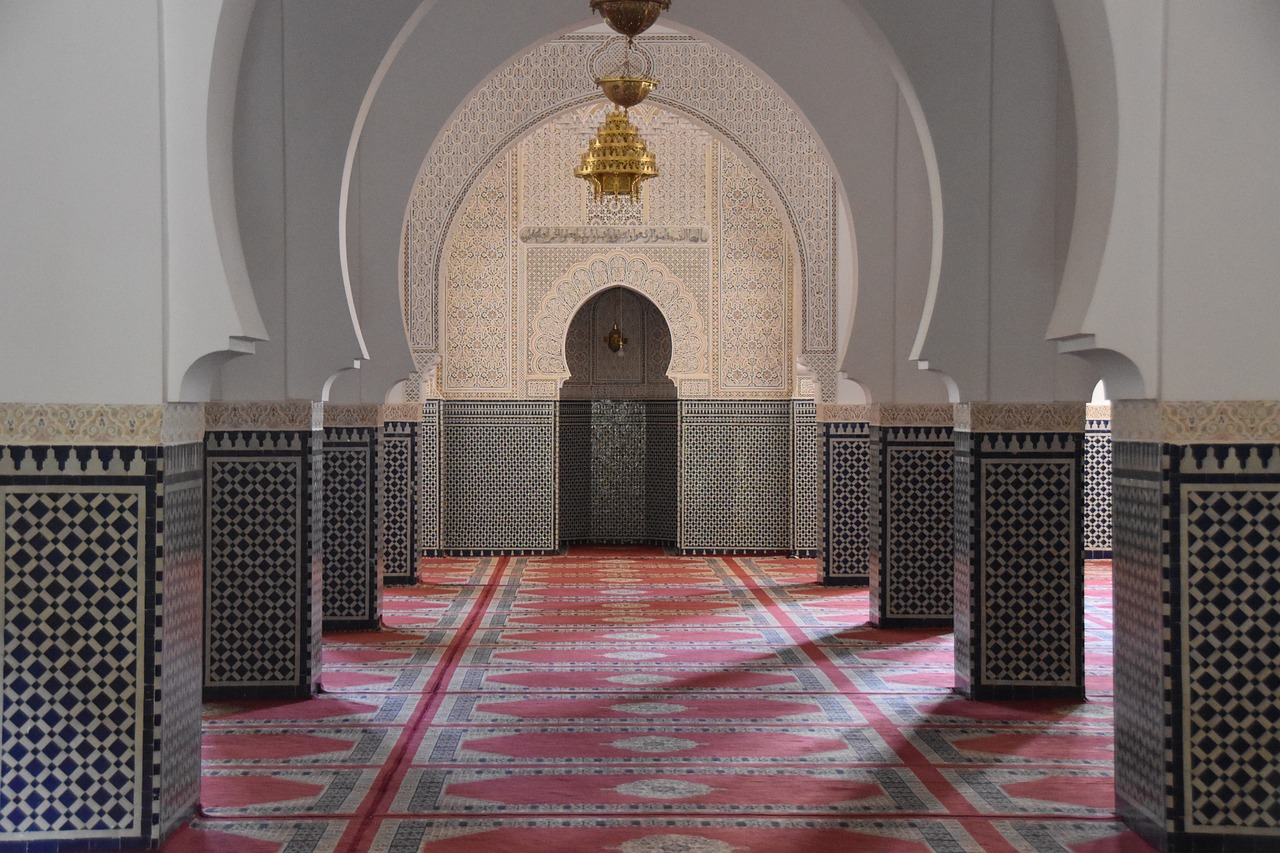 التصميم الداخلي والديكور للمساجد