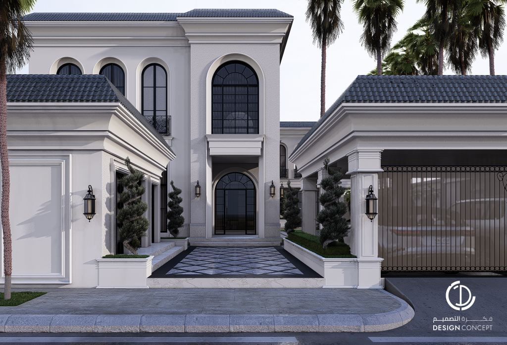 تصميم واجهات سكنية - فكرة التصميم