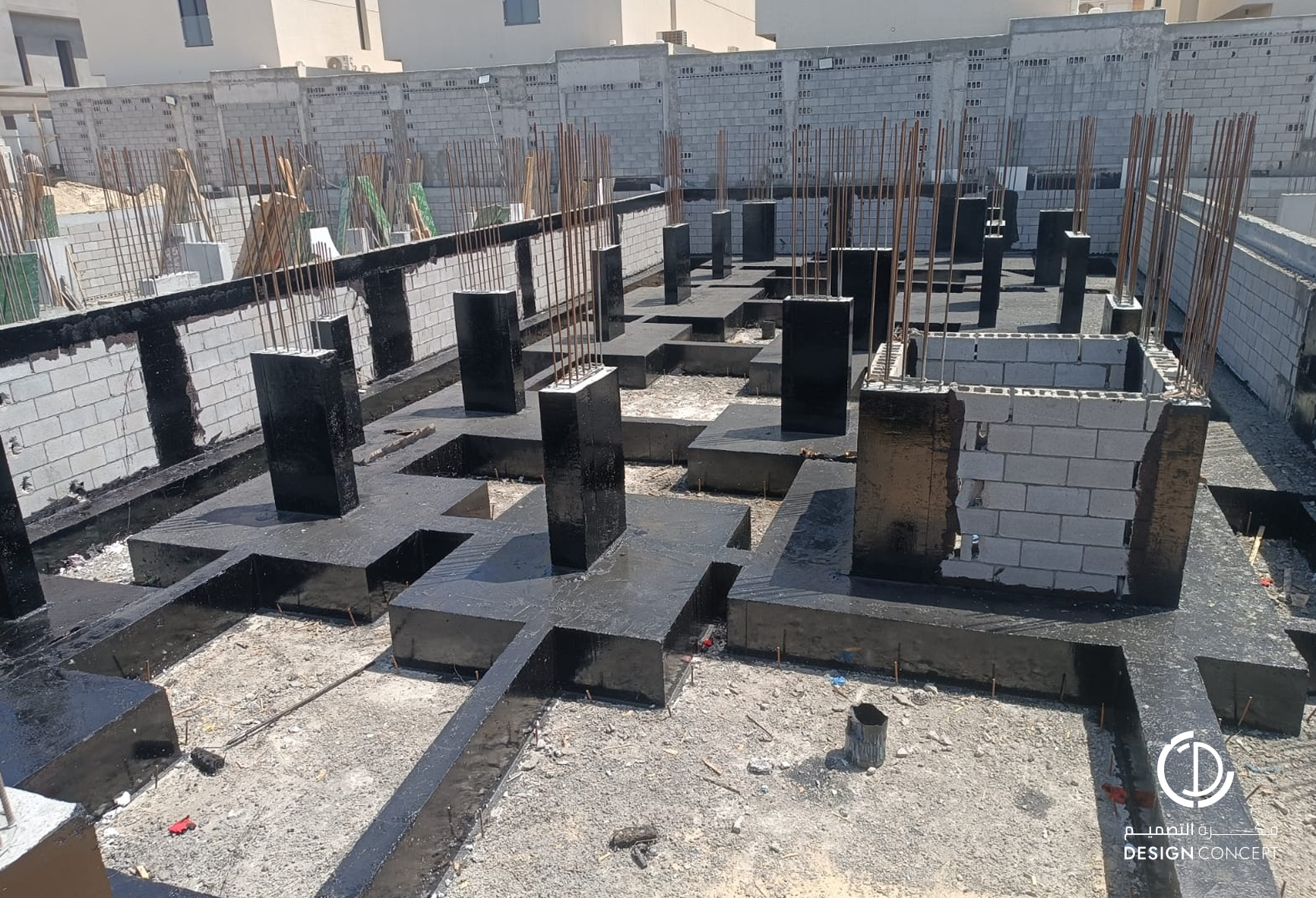 مشروع إلفيشن فيلا - إشراف هندسي - شركة فكرة التصميم