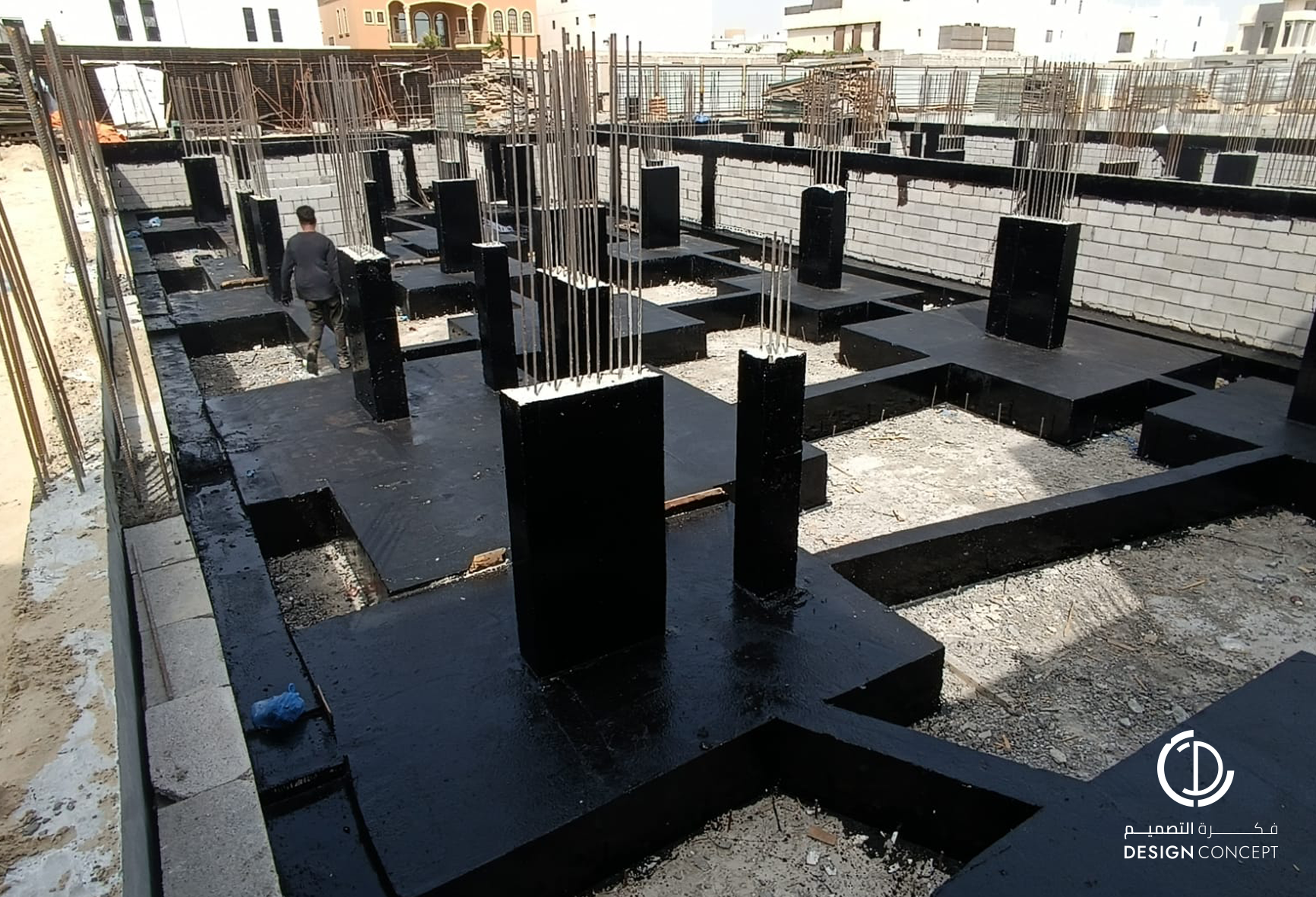 مشروع إلفيشن فيلا - إشراف هندسي - شركة فكرة التصميم