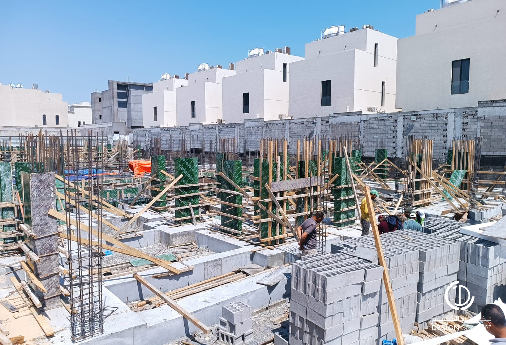 مشروع إلفيشن فيلا - إشراف هندسي - شركة فكرة التصميم