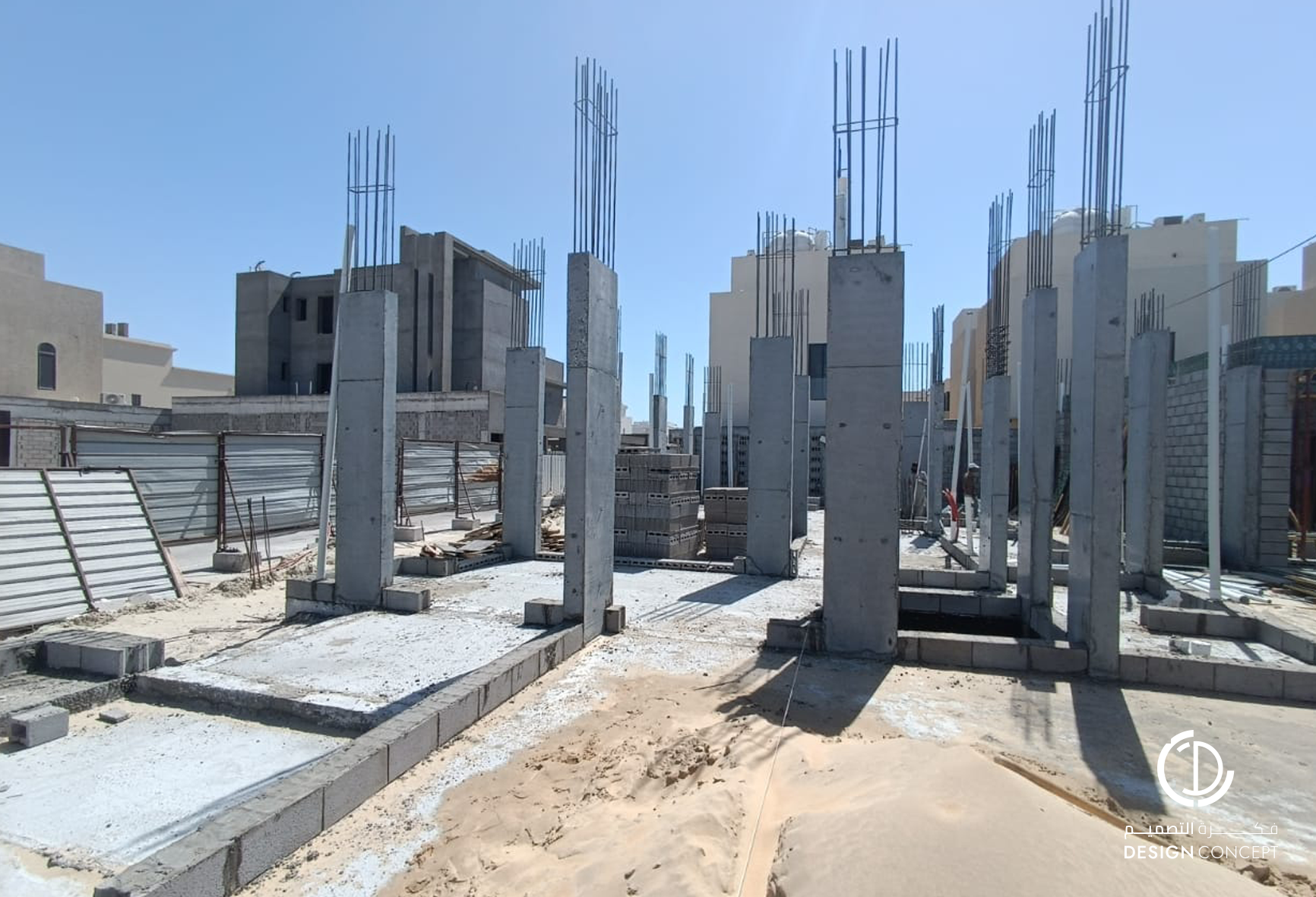 مشروع إلفيشن فيلا - إشراف هندسي - شركة فكرة التصميم