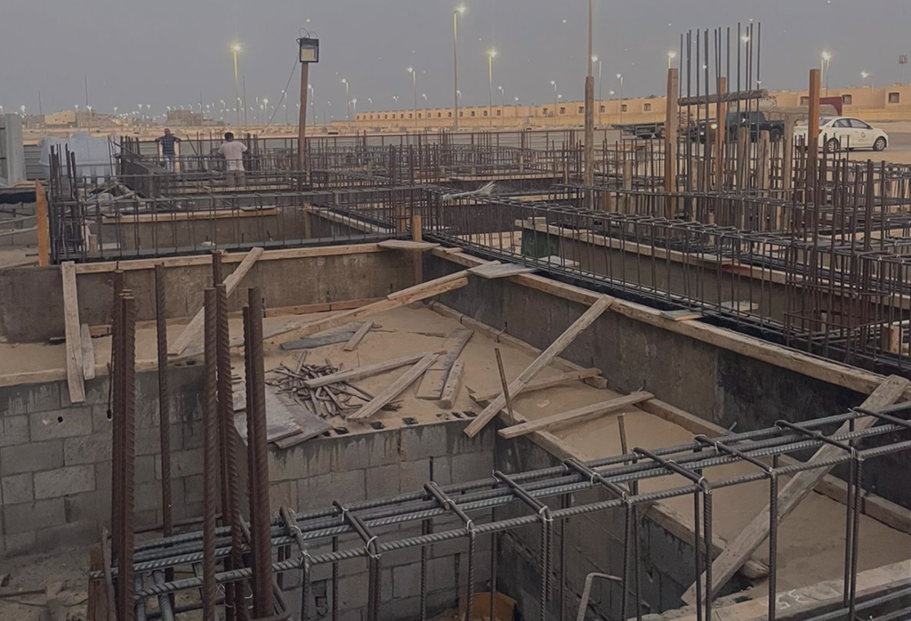 فيلا خاصة بالدمام - إشراف هندسي على الهيكل - شركة فكرة التصميم