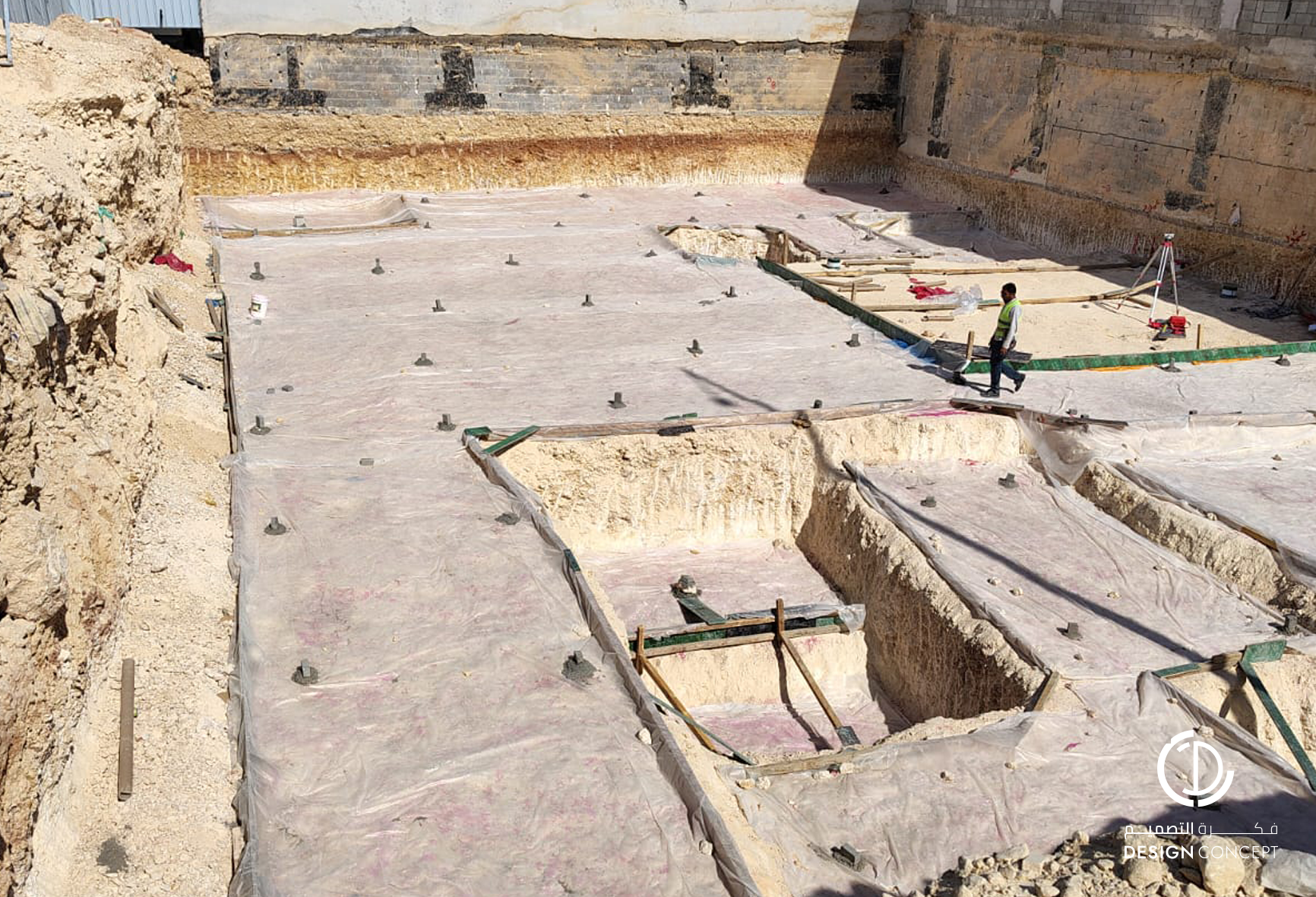 مشروع فيلا خاصة بالرياض - إشراف هندسي شامل - شركة فكرة التصميم