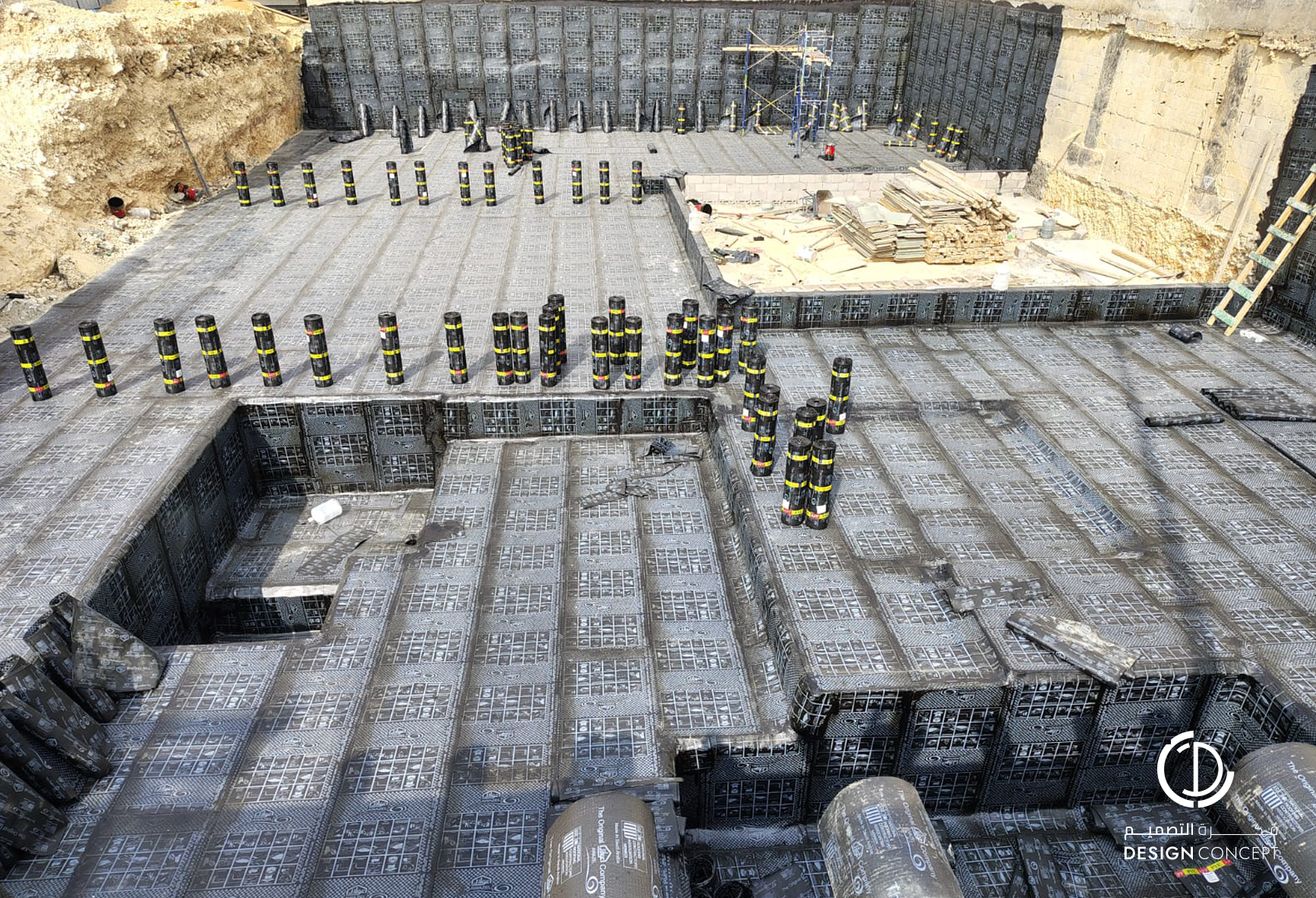 مشروع فيلا خاصة بالرياض - إشراف هندسي شامل - شركة فكرة التصميم