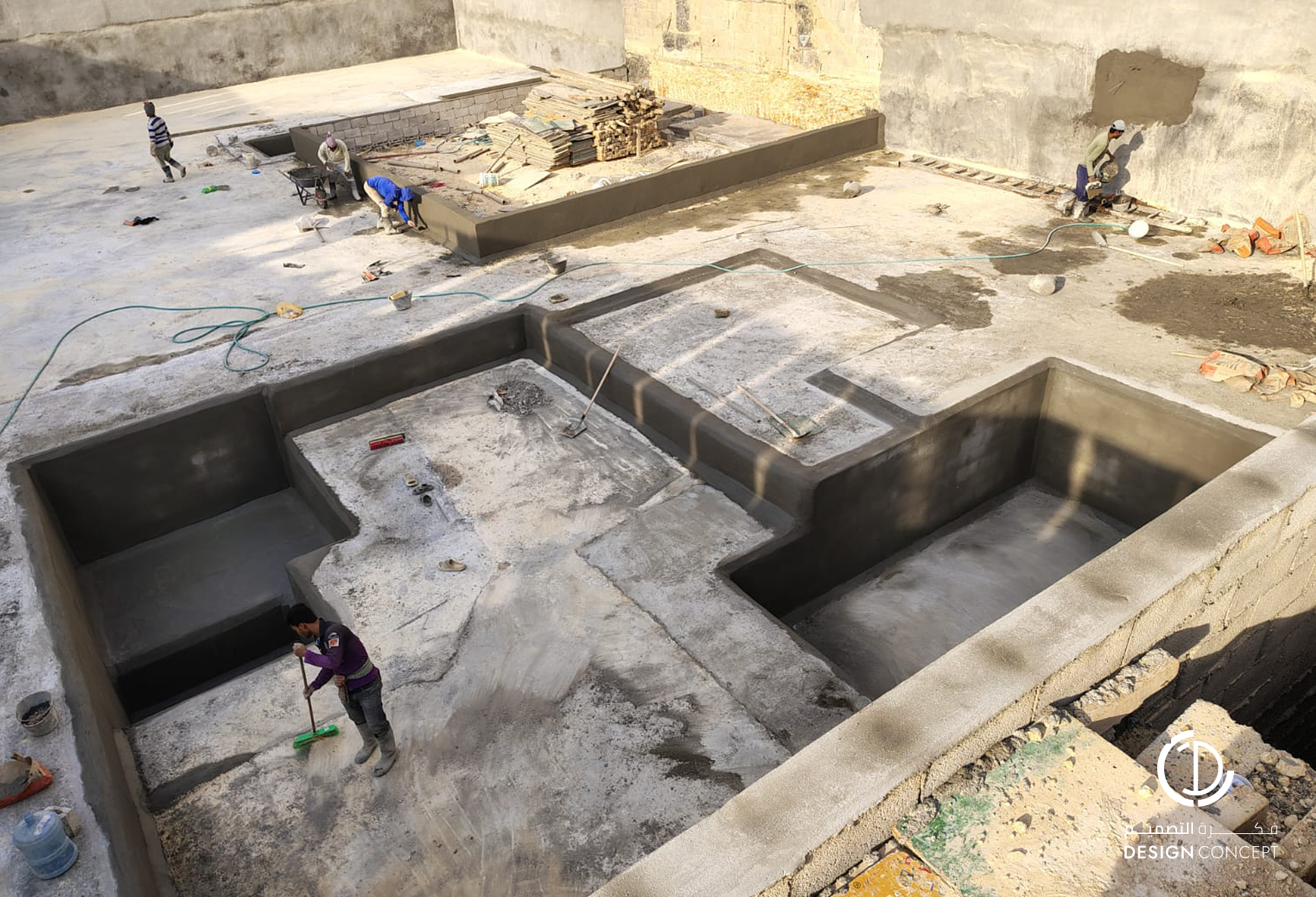 مشروع فيلا خاصة بالرياض - إشراف هندسي شامل - شركة فكرة التصميم